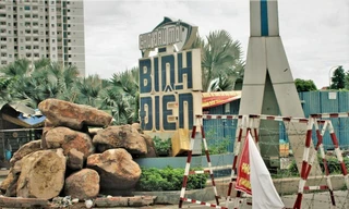 Chợ Bình Điền. Ảnh: Trần Nguyên Anh.