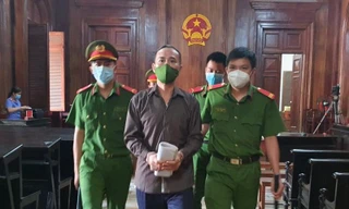 Ông Quách Duy tại phiên xử phúc thẩm sáng nay 5/11.