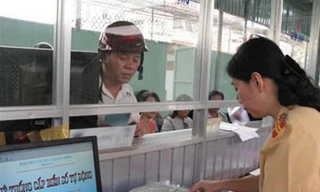 Tám tỉnh tiếp tục cấp biển xe máy bốn số