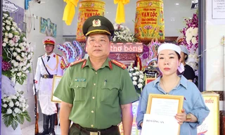 Truy thăng cấp bậc hàm cho cán bộ công an xã hy sinh khi làm nhiệm vụ 