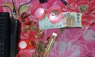 Giấu vàng 6 lượng vàng rồi diễn kịch bị cướp trước mặt vợ 