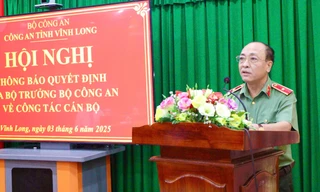 Giám đốc Công an tỉnh Vĩnh Long nghỉ hưu