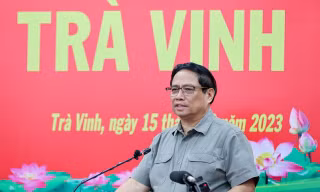 Thủ tướng Phạm Minh Chính làm việc với lãnh đạo tỉnh Trà Vinh 
