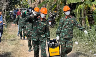 Vụ bé trai rơi xuống hố bê tông 35m: Lực lượng công binh vào cuộc giải cứu 