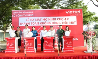 Hậu Giang ra mắt mô hình chợ 4.0, thanh toán không tiền mặt tại các sạp, ki-ốt 
