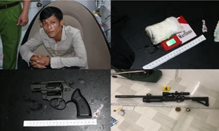 Bắt đối tượng tàng trữ ma túy, thu giữ nhiều súng đạn