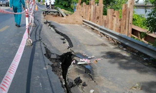 Bộ Giao thông nói gì vụ sạt lở hơn 40m quốc lộ ở Cần Thơ?