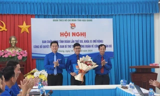 Anh Nguyễn Hữu Nghĩa giữ chức Phó Bí thư Tỉnh Đoàn Hậu Giang