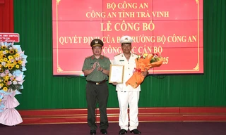 Công bố quyết định của Bộ trưởng Bộ Công an về công tác cán bộ