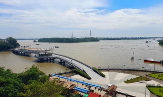 Cầu đi bộ Cần Thơ. Ảnh: Cảnh Kỳ