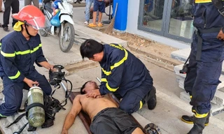 Công an thông tin hai người ngạt khí khi vệ sinh bồn chứa xăng dầu