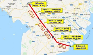 4 địa phương chi hơn 4.200 tỷ làm cao tốc Châu Đốc - Cần Thơ - Sóc Trăng