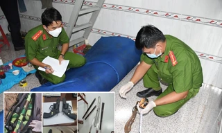 Việc sử dụng vũ khí, công cụ hỗ trợ trái phép có chiều hướng gia tăng