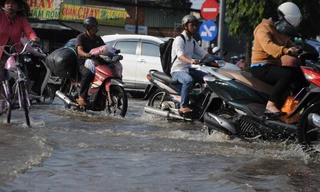 Sụt lún khiến phần lớn diện tích ĐBSCL có thể sẽ nằm dưới mực nước biển trung bình vào cuối thế kỷ 21. Ảnh: CK