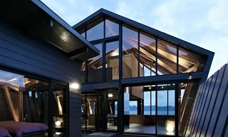 Độc đáo biệt thự gỗ đa giác