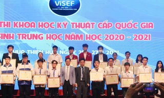 12 dự án đạt giải Nhất cuộc thi Khoa học kỹ thuật quốc gia 