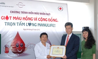 Manulife triển khai chương trình “Giọt máu hồng vì cộng đồng”