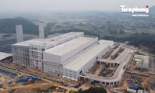 Toàn cảnh nhà máy điện rác lớn nhất Việt Nam trước ngày đi vào hoạt động