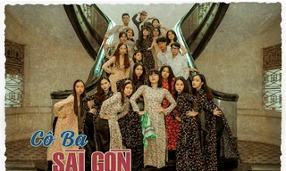 Teen 12 THPT Lê Quý Đôn (TP.HCM) hóa thân thành "Cô Ba Sài Gòn" trong bộ ảnh kỷ yếu