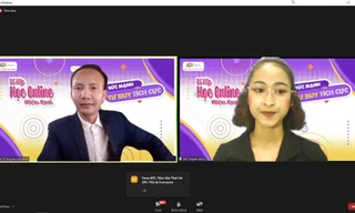 TS Huỳnh Anh Bình và ThS Cao Thị Thùy Trang chia sẻ bí quyết giúp sinh viên học tập hiệu quả trong mùa dịch.