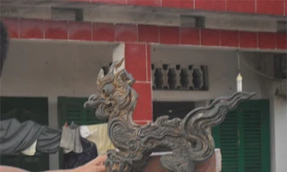 Đào móng nhà phát hiện nghê đá cổ