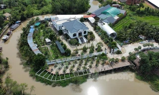 Biệt thự, nhà hàng 'mọc' trên đất trồng cây lâu năm ở Vĩnh Long