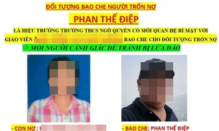Giáo viên vay tiền, hiệu trưởng bị 'khủng bố'
