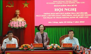 Trưởng Ban Tổ chức T.Ư: 'Rà soát, xử lý một số vụ việc, vụ án phức tạp mà dư luận quan tâm'