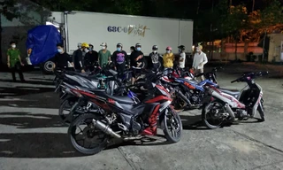 Nhóm thanh niên tụ tập đua xe trái phép bị bắt giữ