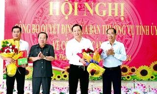 Ban Thường vụ Tỉnh ủy Kiên Giang điều động, luân chuyển cán bộ