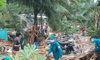 Lốc xoáy làm 15 người Kiên Giang bị thương