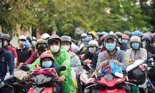 Từ ngày 2/10 đến ngày 6/10, Kiên Giang đã đón hơn 32 ngàn người dân tự phát về quê. Ảnh: P. Vũ.