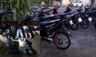 Cảnh sát vây bắt hàng chục “quái xế” đua xe trên quốc lộ 