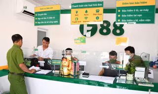 Công an kiểm tra 13 điểm giao dịch của F88 tại Tiền Giang