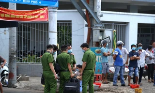 Hiện trường nơi xảy ra vụ việc.