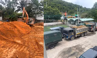 Kiên Giang: Một tuần tạm giữ hơn 1.000m³ đất, cát khai thác trái phép 