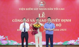 Công bố nhân sự Viện Kiểm sát nhân dân tỉnh An Giang sau hợp nhất