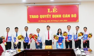 An Giang trao quyết định điều động, bổ nhiệm cán bộ