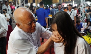 Độc đáo lễ cúng Trăng, đút cốm dẹp của đồng bào Khmer