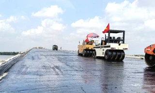 Cầu Đại Ngãi 2 nối liền đôi bờ sông Hậu, sẵn sàng về đích tháng 6