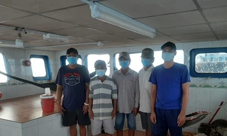 5 người nhập cảnh trái phép vào Phú Quốc.