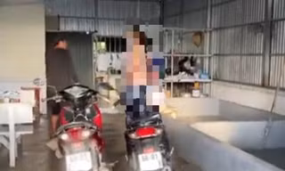 Hiện trường vụ việc.