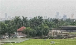 Quần thể sân tập golf, hồ, bể bơi, nhà kiên cố tại Khu sinh thái Hoà Phát