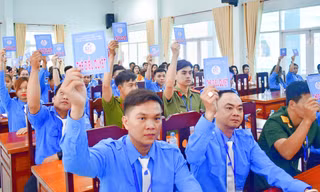 An Giang tổ chức đại hội điểm cấp huyện Hội Liên hiệp Thanh niên Việt Nam 