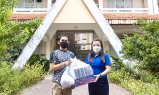 Chuyến xe yêu thương tiếp sức sinh viên Lào, Campuchia đang học tập tại An Giang