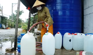 Bến Tre giảm 10% giá nước sinh hoạt cho người dân ảnh hưởng hạn mặn