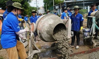 Gần 4.500 chiến sĩ tình nguyện tỏa khắp vùng quê Đồng Tháp