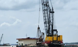 Nhìn gần mỏ cát trên sông Tiền khiến Phó Chủ tịch tỉnh An Giang vướng lao lý
