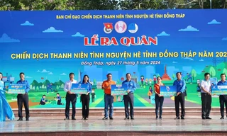 Gần 9,5 tỉ đồng thực hiện an sinh xã hội trong chiến dịch tình nguyện hè tại Đồng Tháp