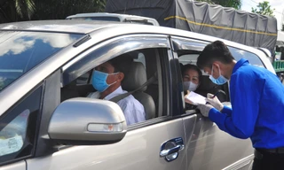 Cận cảnh ngày đầu tiên Cần Thơ kiểm soát xe vào thành phố